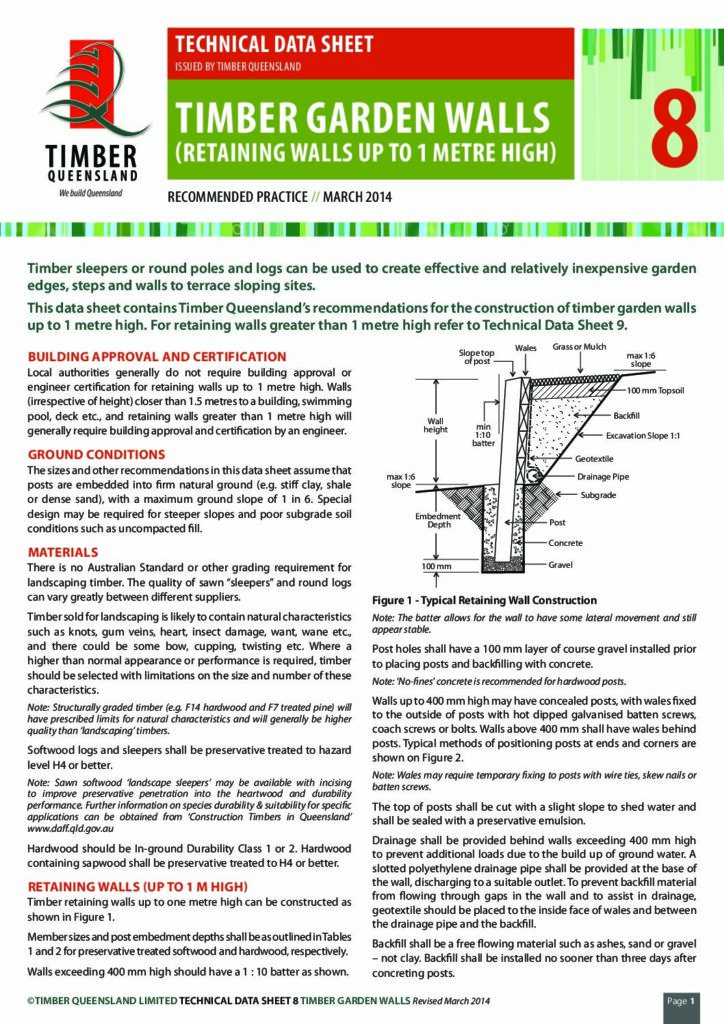 thumbnail of Timber Garden Walls