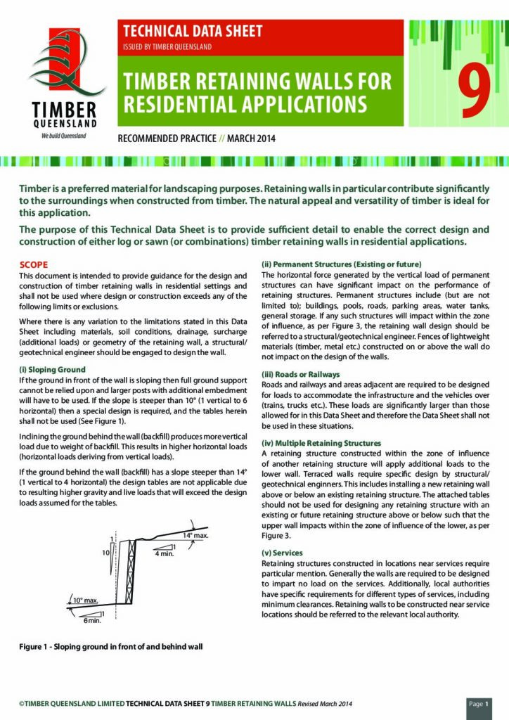 thumbnail of Timber Retaining Walls