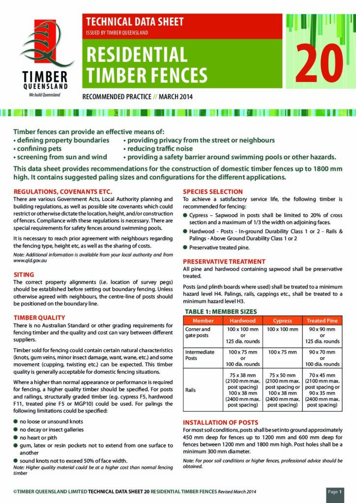 thumbnail of Residential Timber Fences
