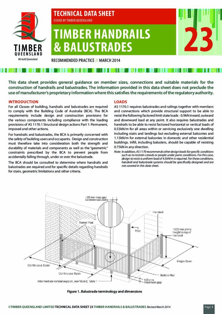 thumbnail of Timber Handrails Balustrades